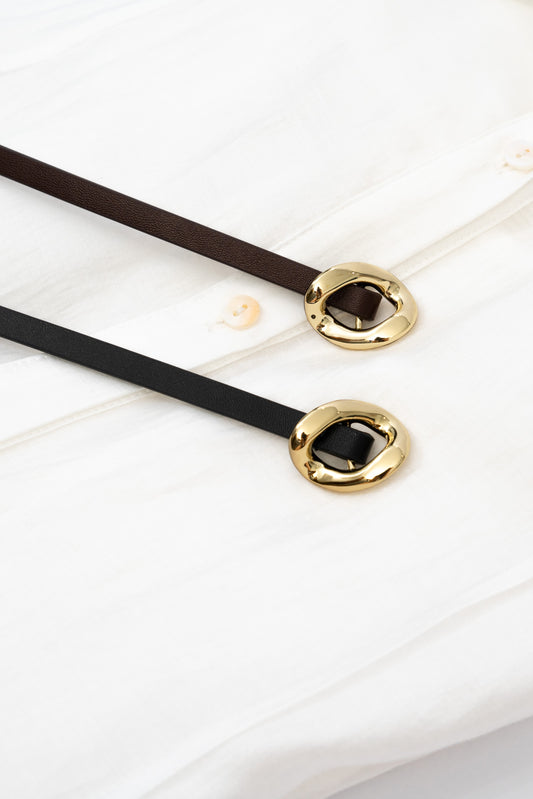 Skinny Knot Belt (Black)