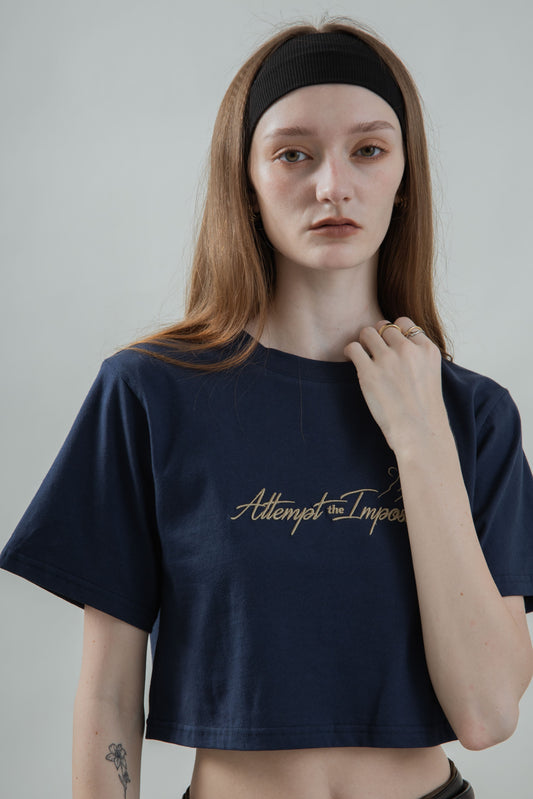 Attempt The Impossible (Dark Blue)