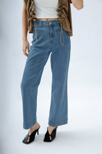 Nova Straight Cut Jeans (Denim)