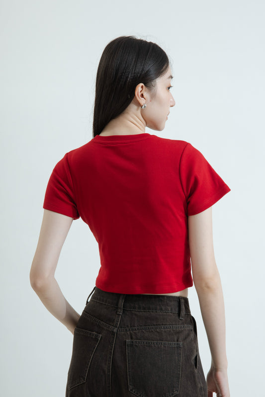 Basic Padded Tee (Red)