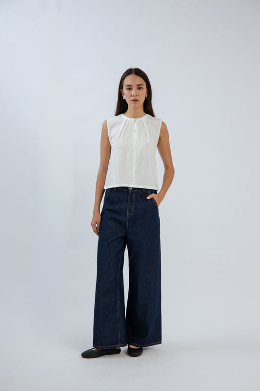 Sloanne Straight Cut Jeans (Denim)