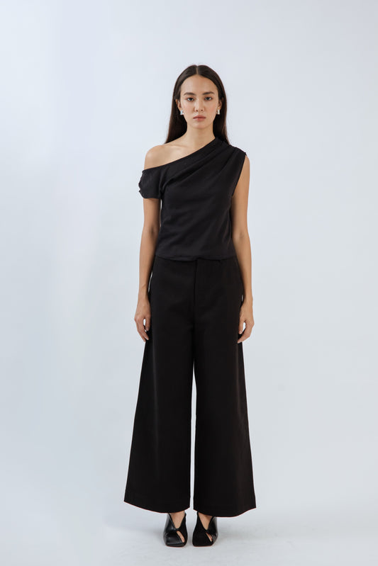 Asymmetrical Draped Top