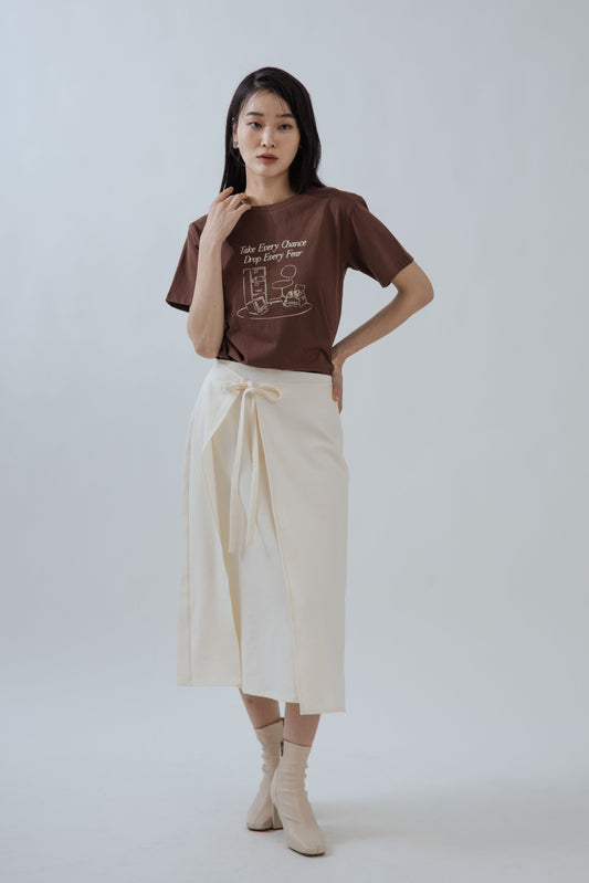 Take Every Chance Tee (Brown)