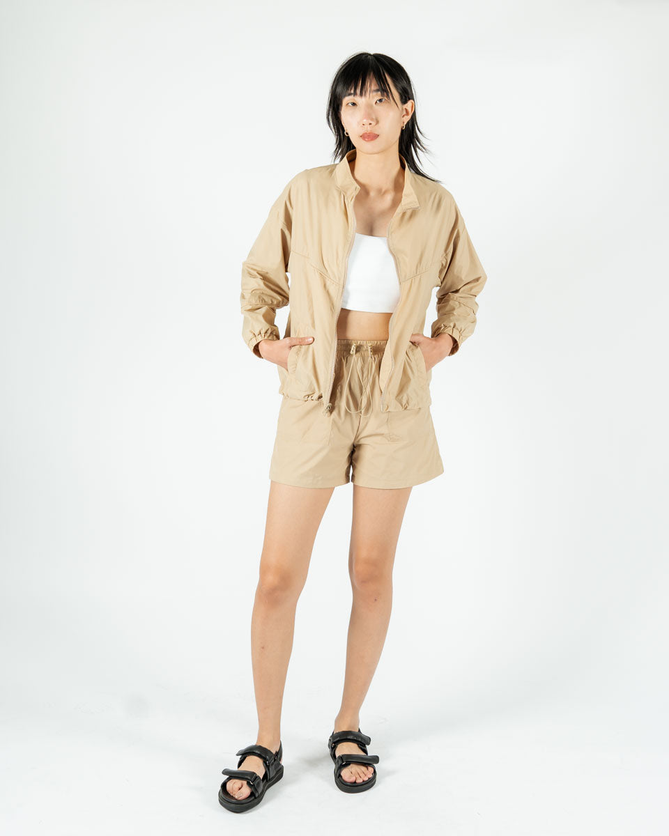 Reversible Track Jacket (Light Khaki)