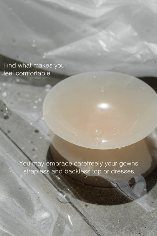 Reusable Non Adhesive Nipple Cover (Beige)