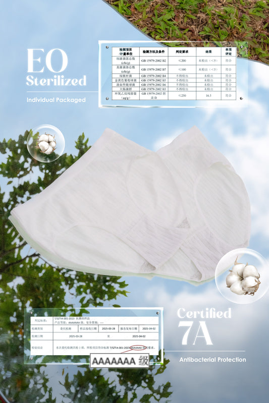 7 Pcs Ladies Disposable Panties Packet (White)
