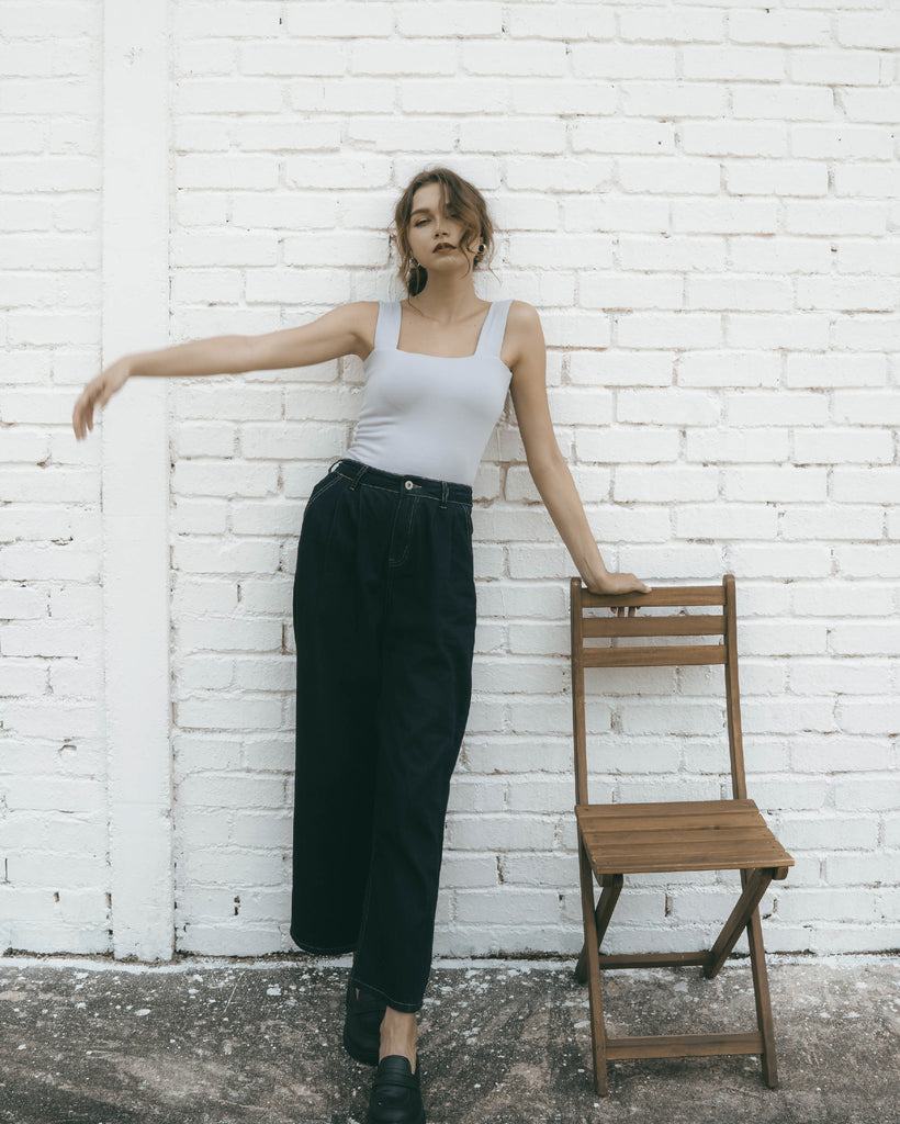Square Neck Padded Top