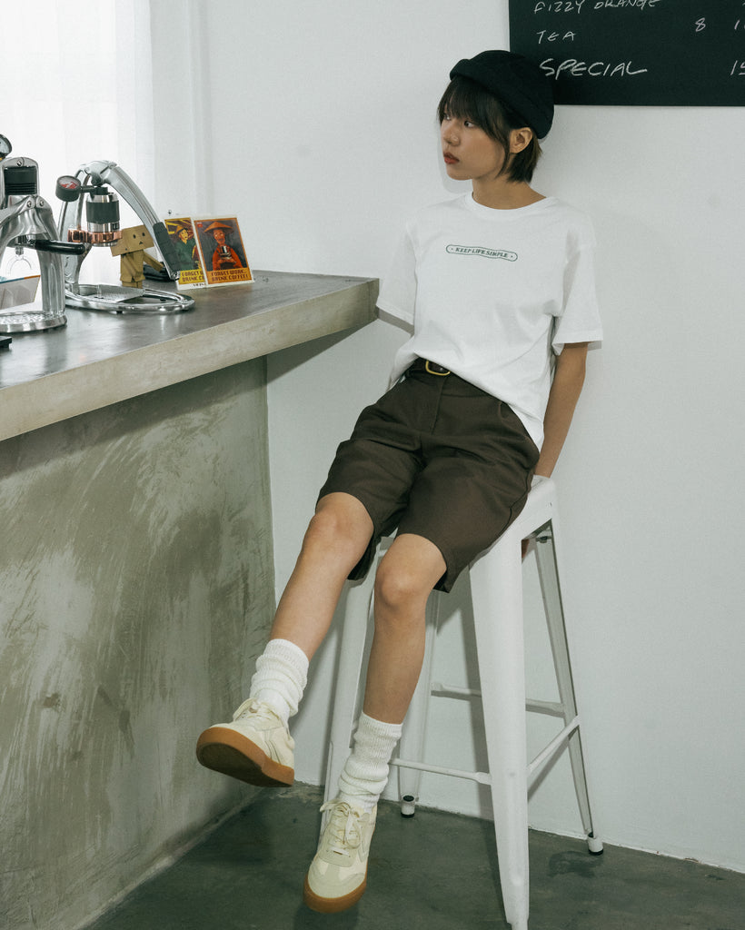 Keep Life Simple Tee (White)