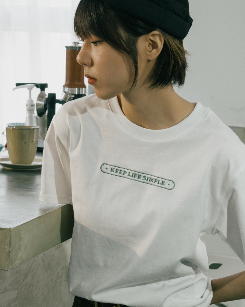 Keep Life Simple Tee (White)