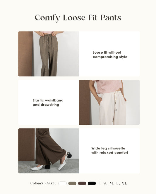 Comfy Loose Fit Pants