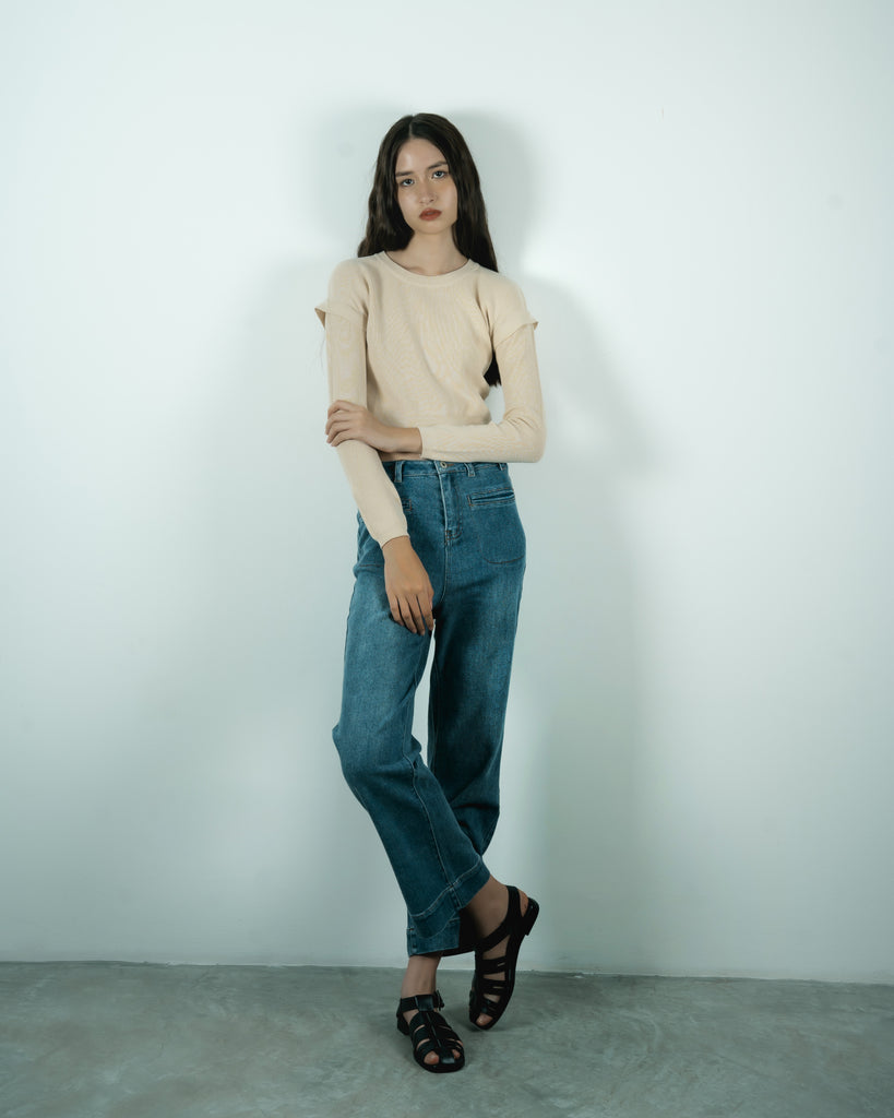 Hyeda Straight Cut Jeans (Denim)