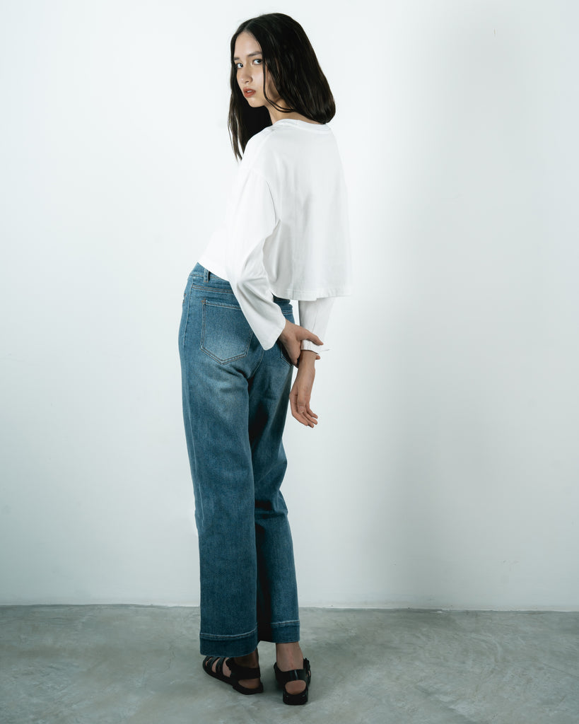 Hyeda Straight Cut Jeans (Denim)