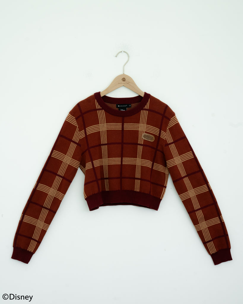 Pinocchio Label Plaid Sweater (Plaid)