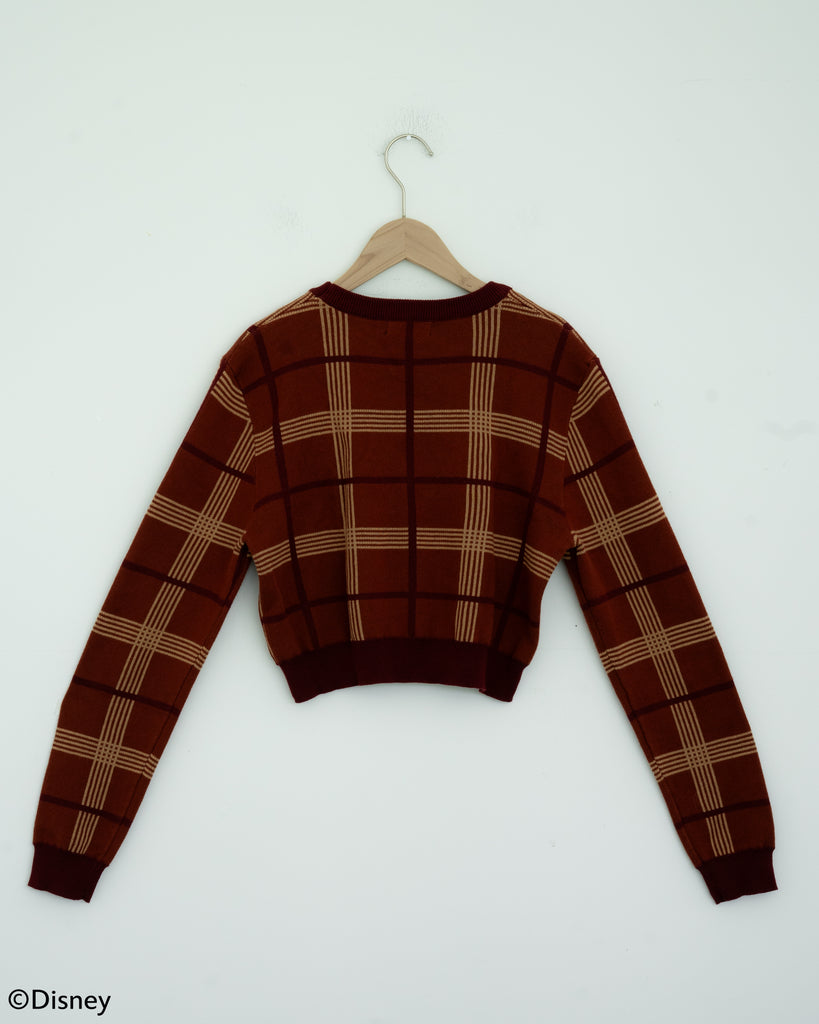 Pinocchio Label Plaid Sweater (Plaid)