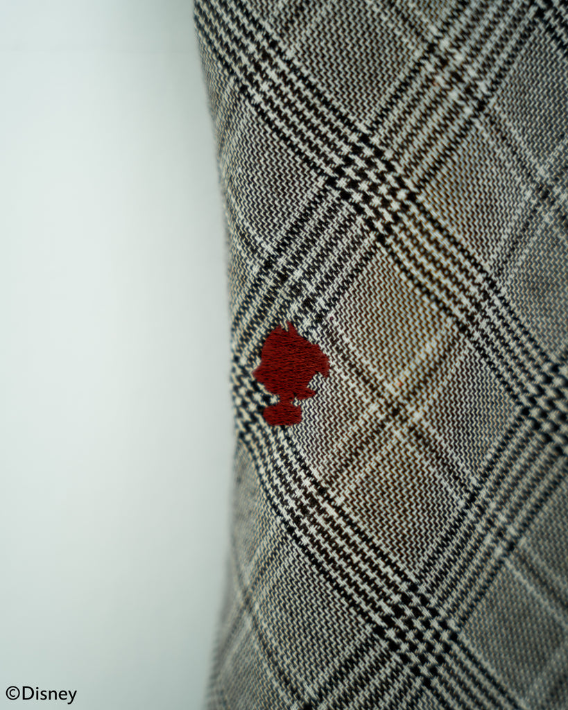 Pinocchio Back Tie Plaid Dress (Plaid)