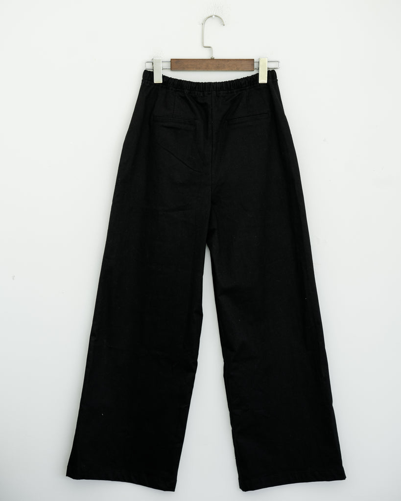 Mika Wide Leg Pants (Black)