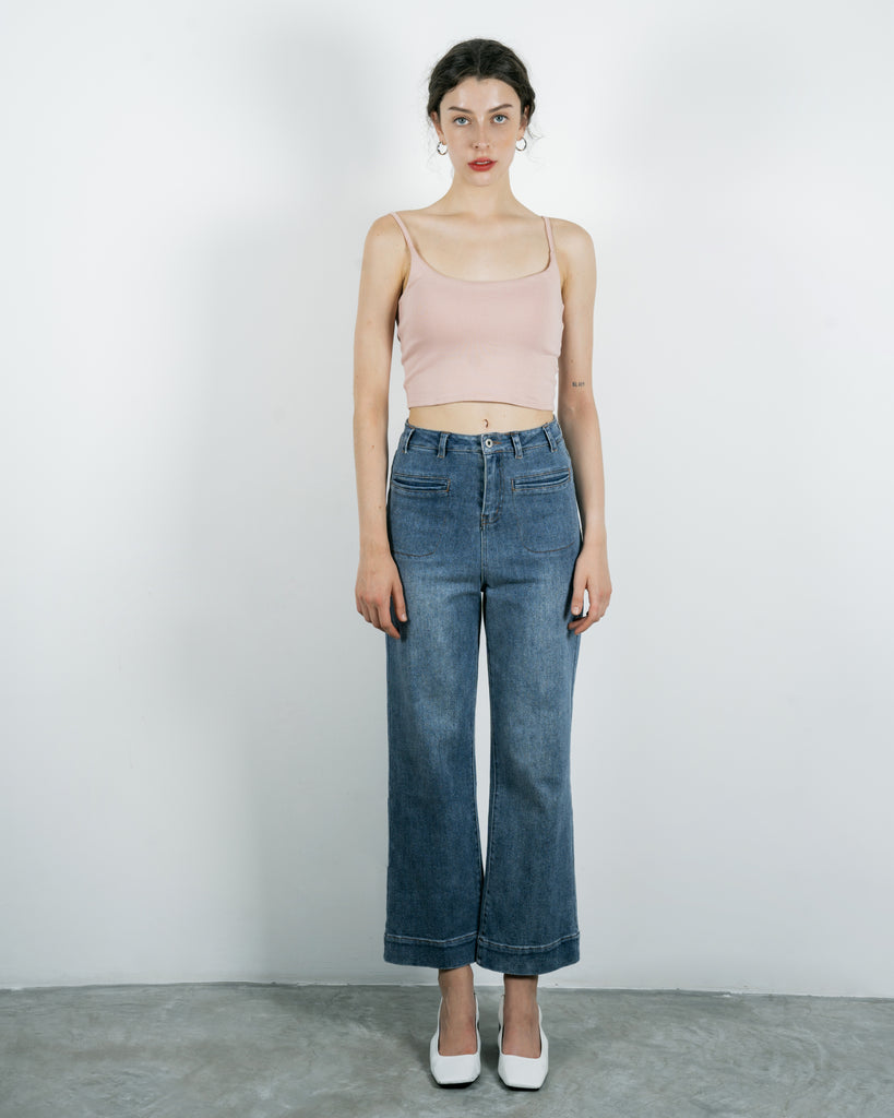 U Neck Padded Tank Top