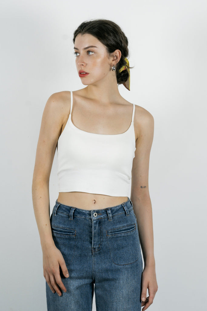 U Neck Padded Tank Top