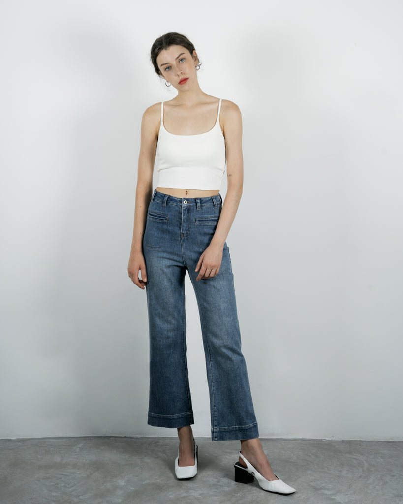 U Neck Padded Tank Top