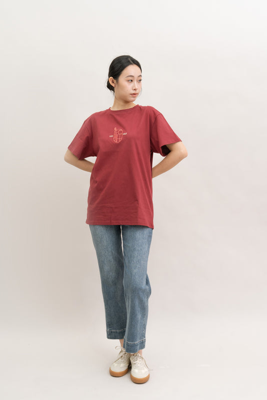 Life "Fu" Tee (Red)