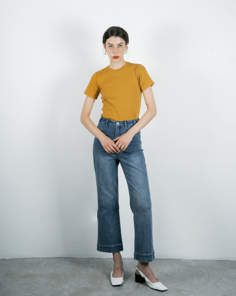 Basic Crew Neck Short Sleeve Tee