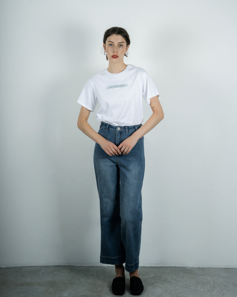 Keep Life Simple Tee (White)