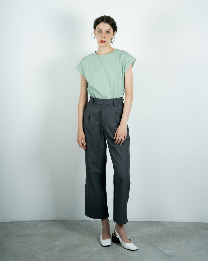 Basic Folded Sleeve Tee