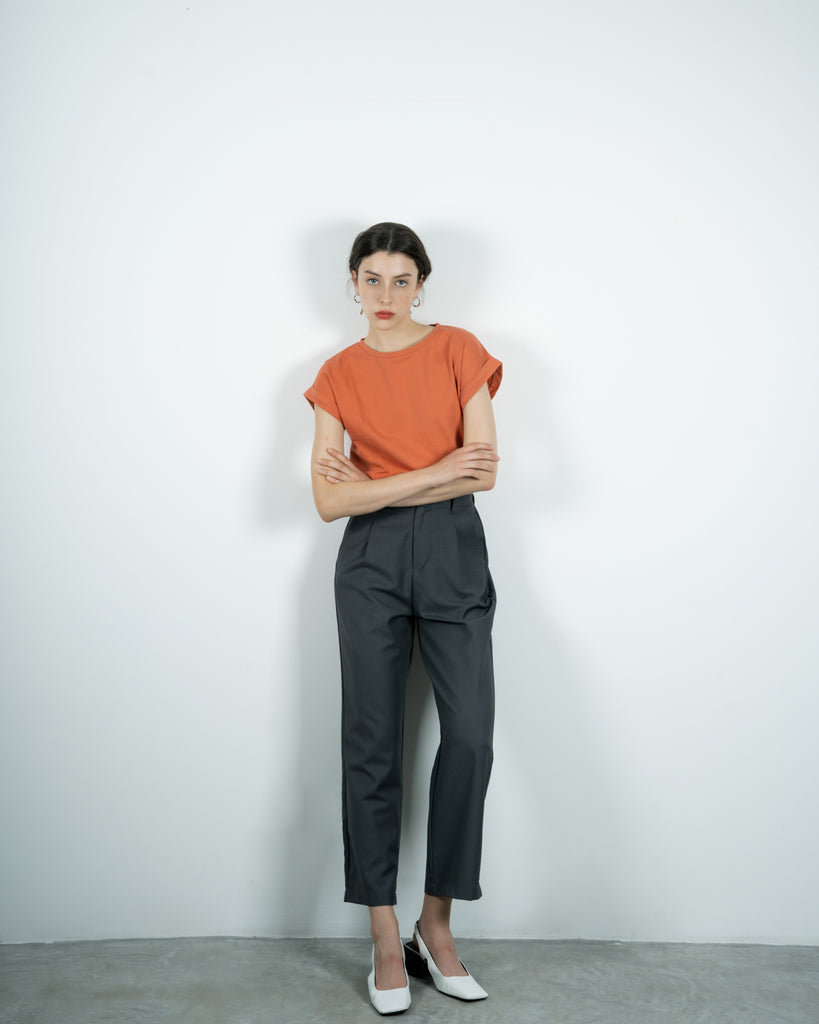 Basic Folded Sleeve Tee