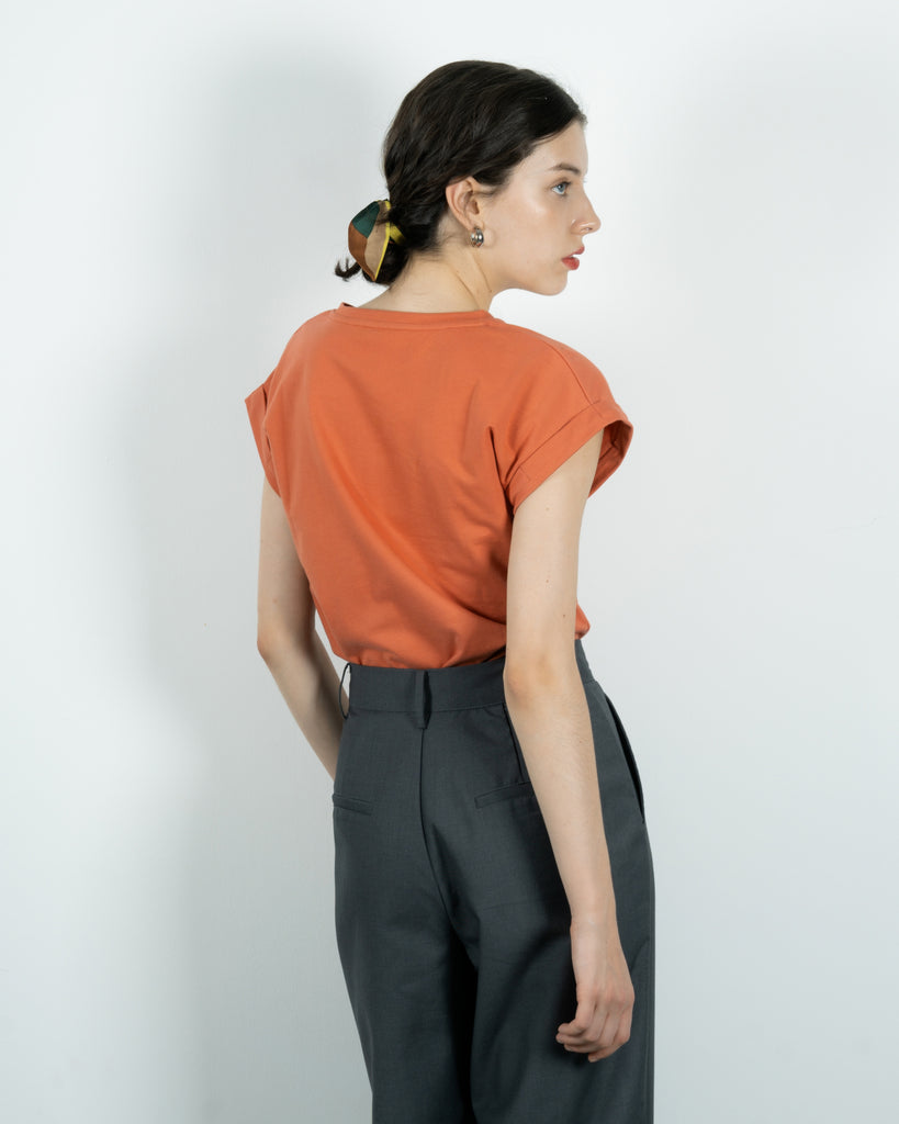 Basic Folded Sleeve Tee