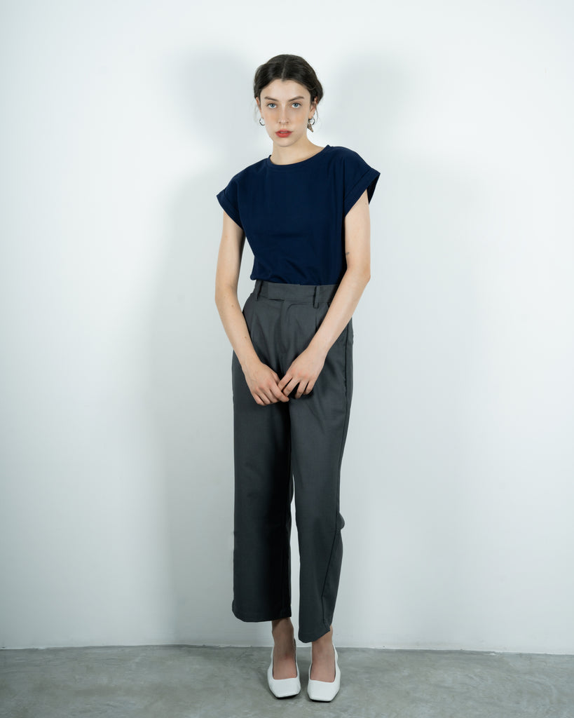 Basic Folded Sleeve Tee