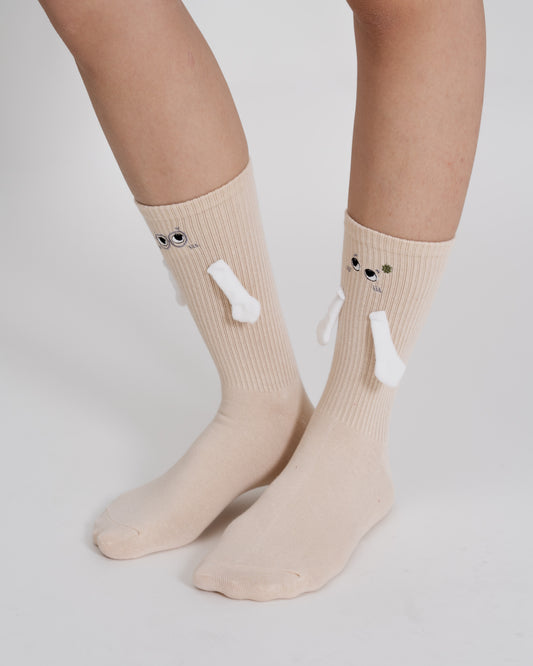 LULU 3D Embroidery Socks Set