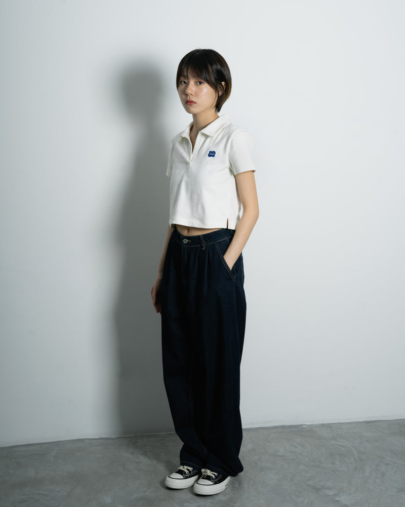 LULU Embroidery Patch Polo Shirt