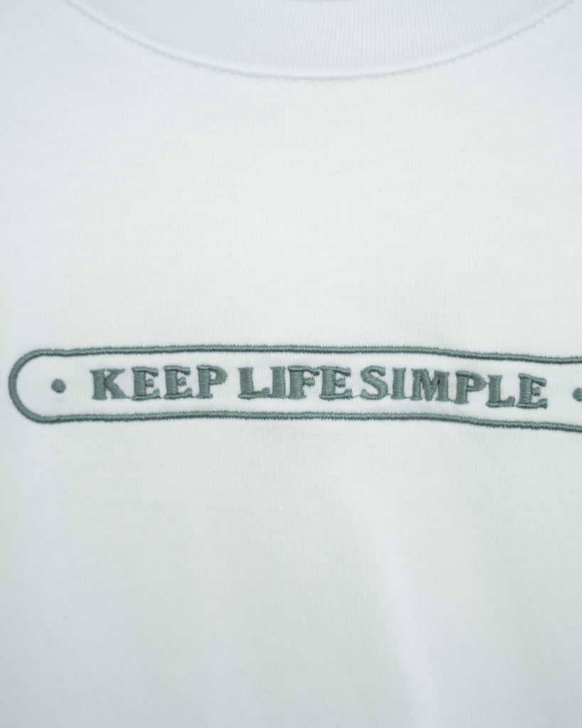 Keep Life Simple Tee (White)