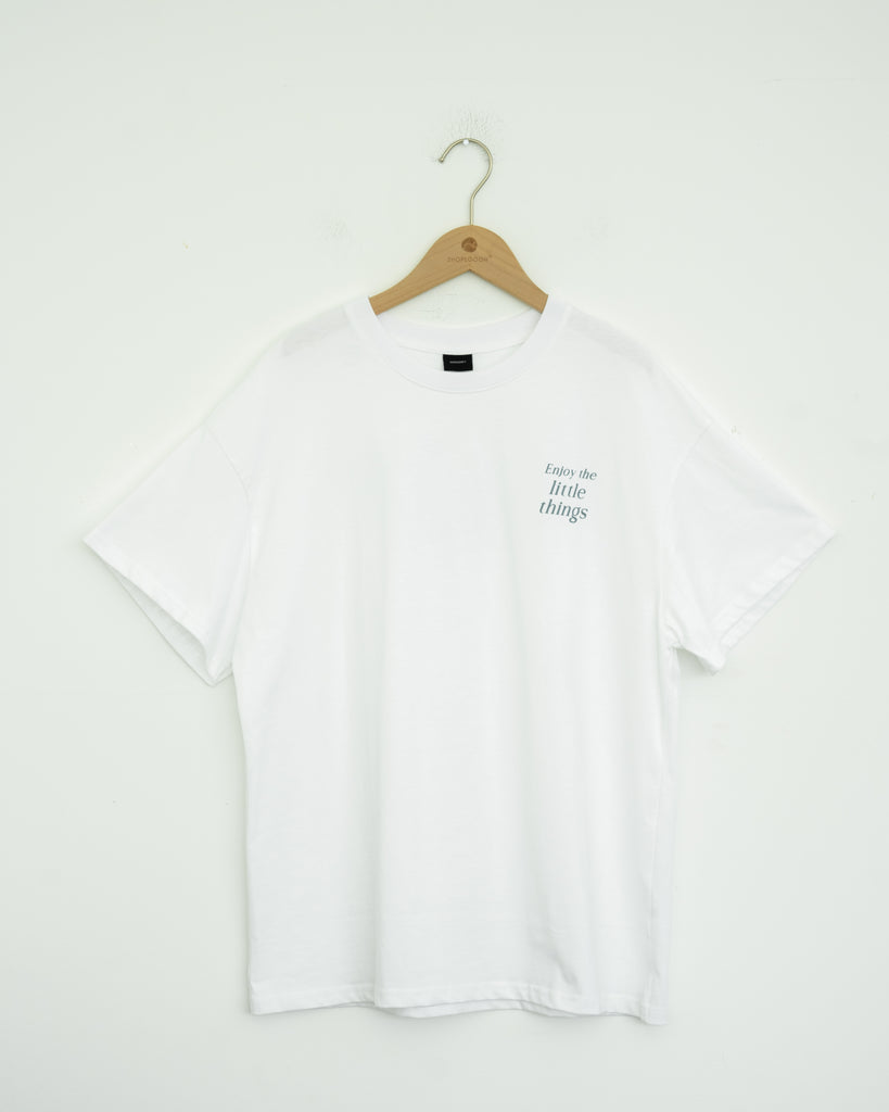 Enjoy The Little Things Graphic Tee (White)