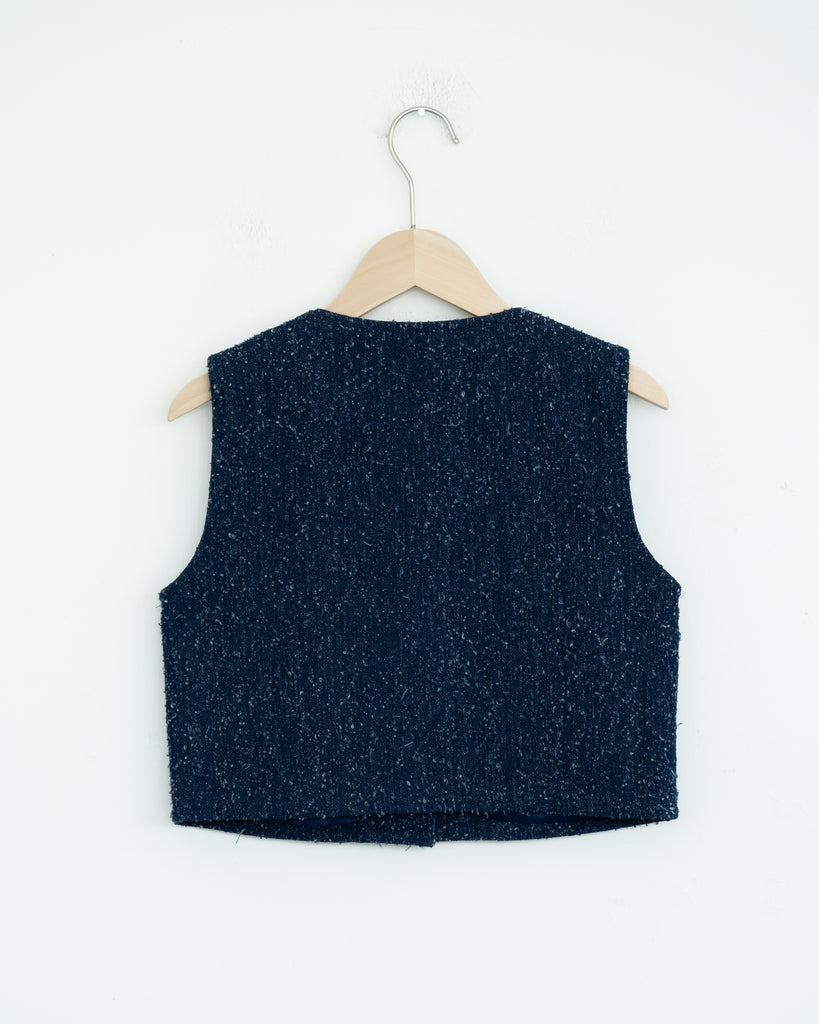 Caelan Denim Sleeveless Tank Top (Denim)