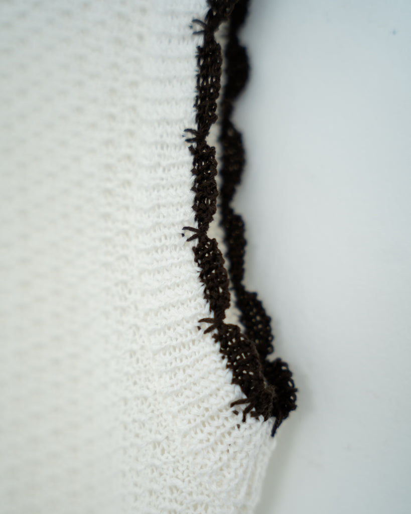 Eco Sleeveless Knit Top (White)