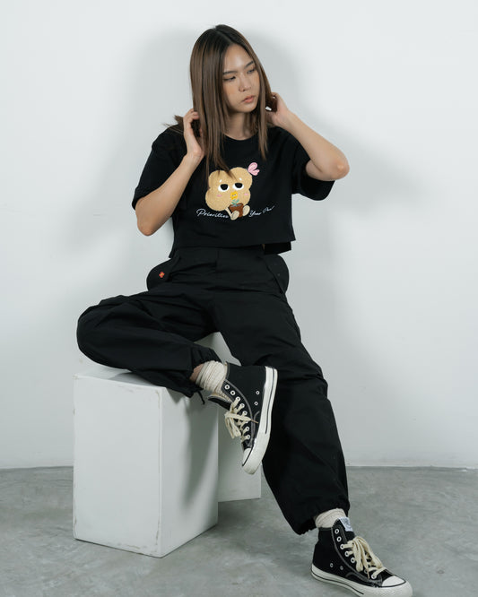 LULU Prioritize your Peace Tee (Black)