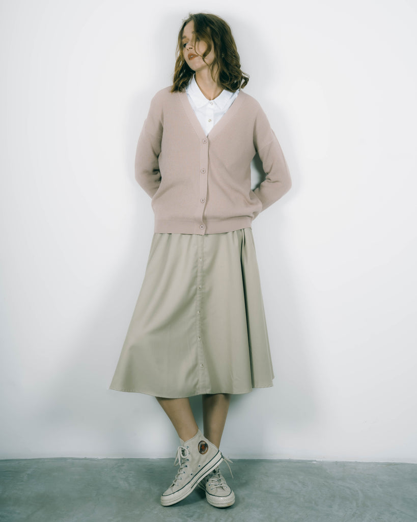 Pocket Crop Shirt (White)