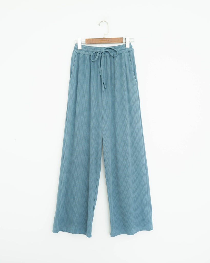 Cozy Loose Fit Pants (Blue)