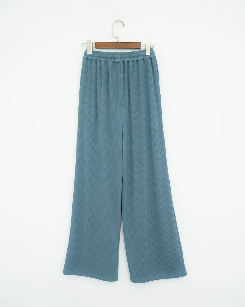 Cozy Loose Fit Pants (Blue)