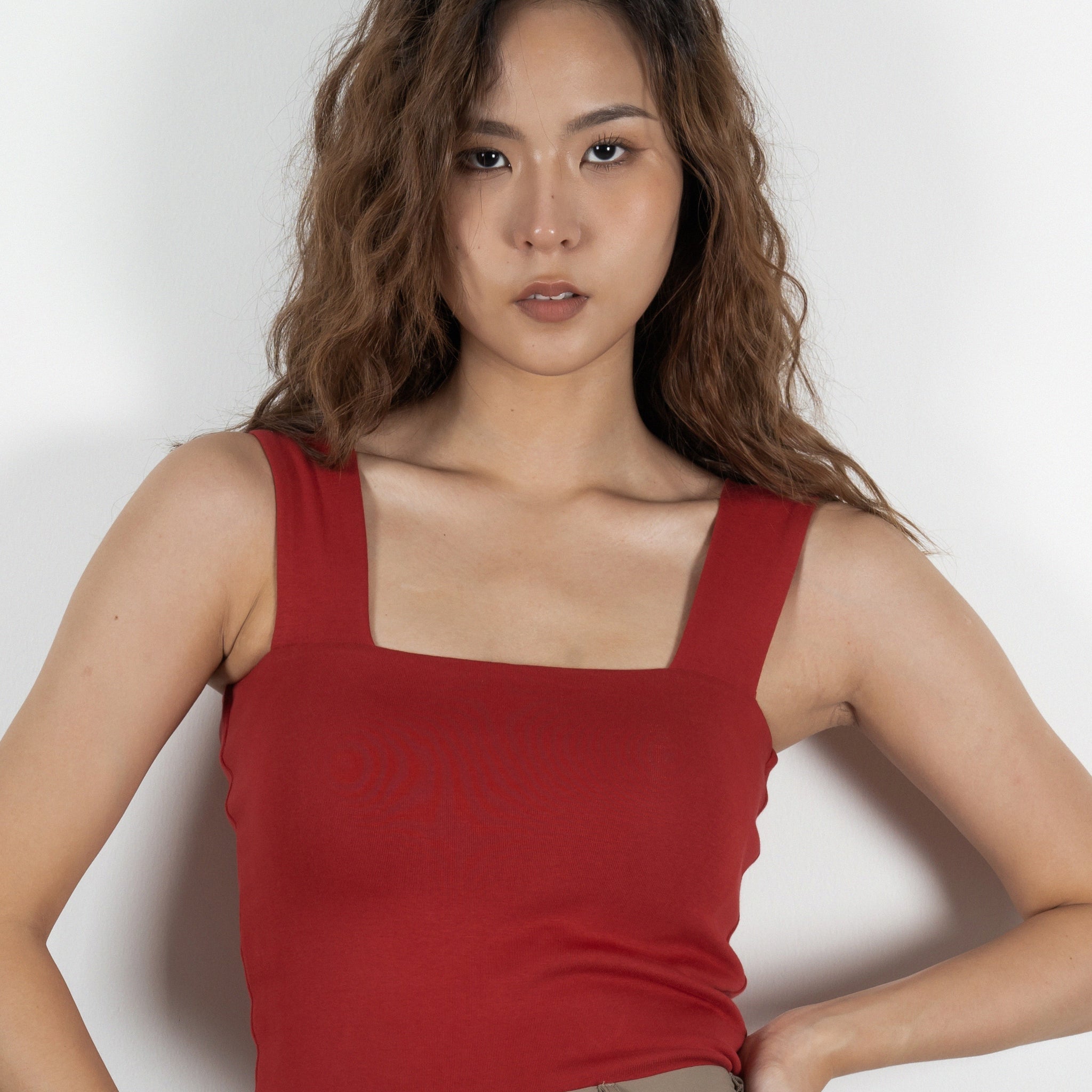 Square Neck Padded Top