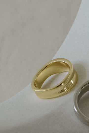 Grace Layered Plated Ring (Gold)