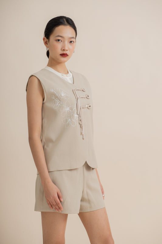 Relax Fit Pockets Shorts (Khaki)