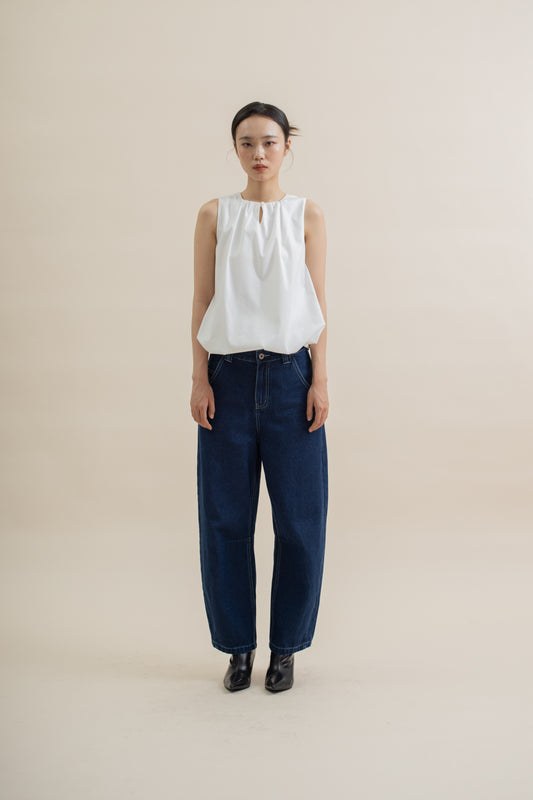 Baggy Curve Jeans (Dark Denim)