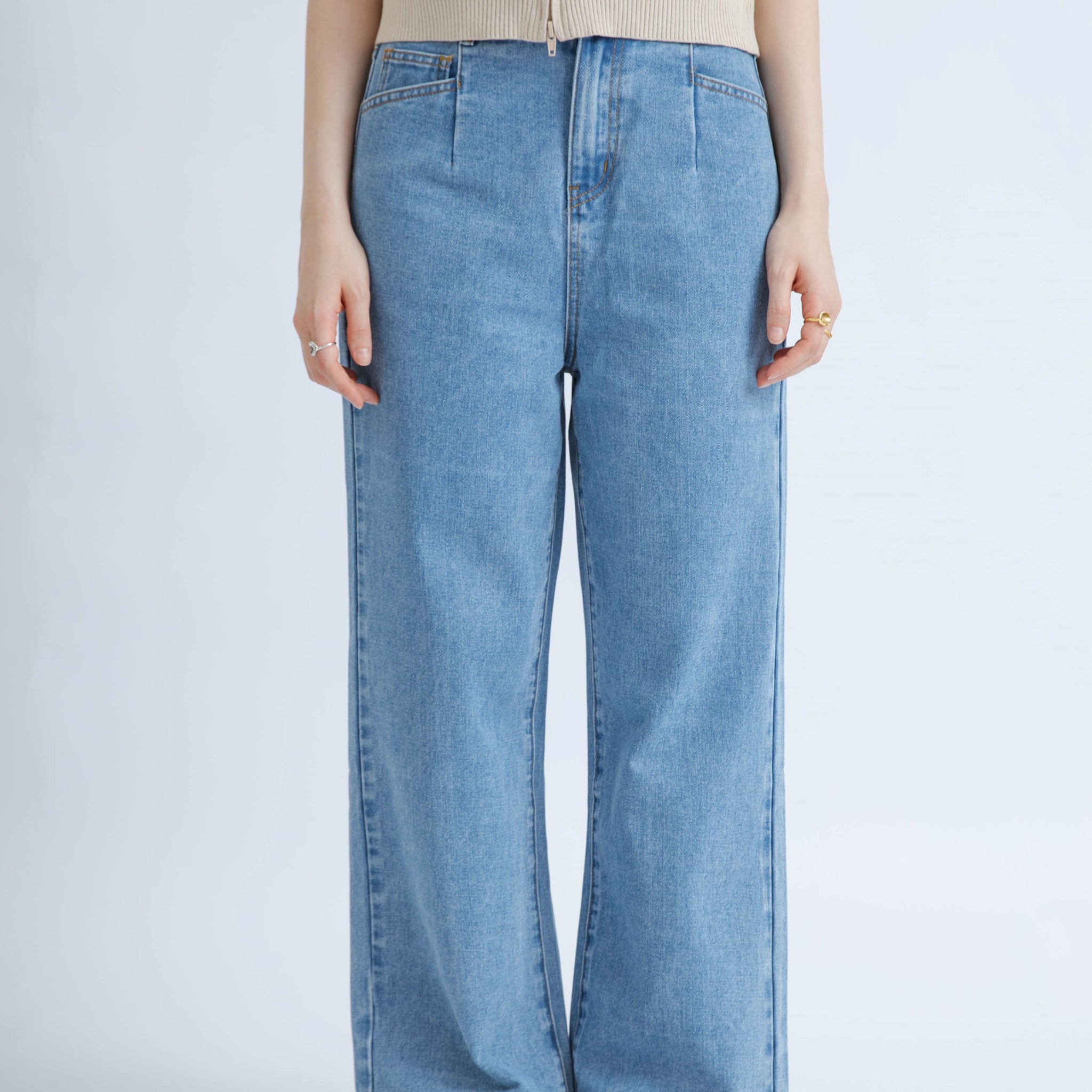 Straight Boyfriend Jeans (Denim)