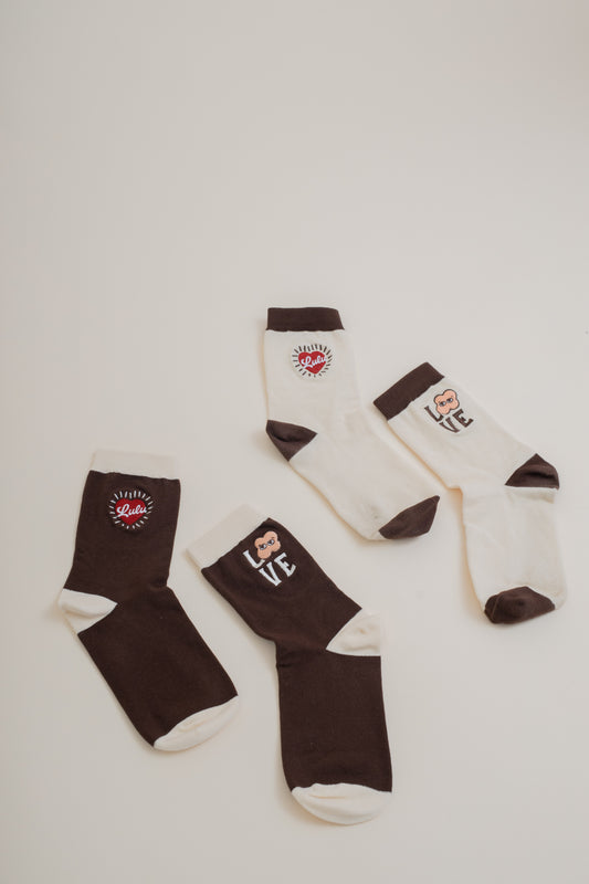 LULU Love Is The Answer Socks Set (Assorted)