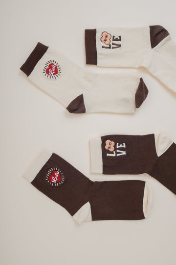 LULU Love Is The Answer Socks Set (Assorted)