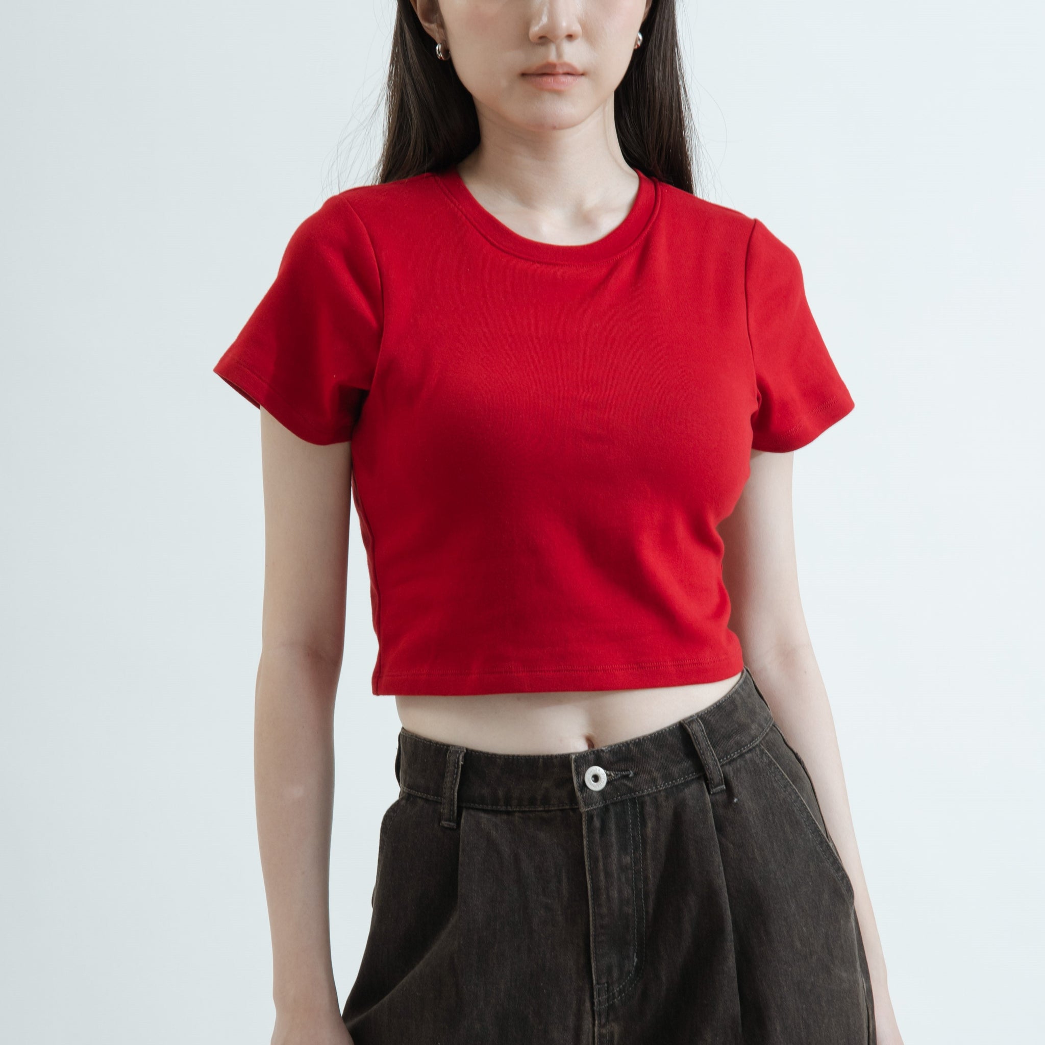 Basic Padded Tee (Red)