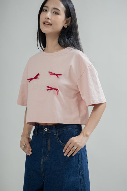 SHOPLOOOH Being Alive is the Special Occasion Tee (Pink)