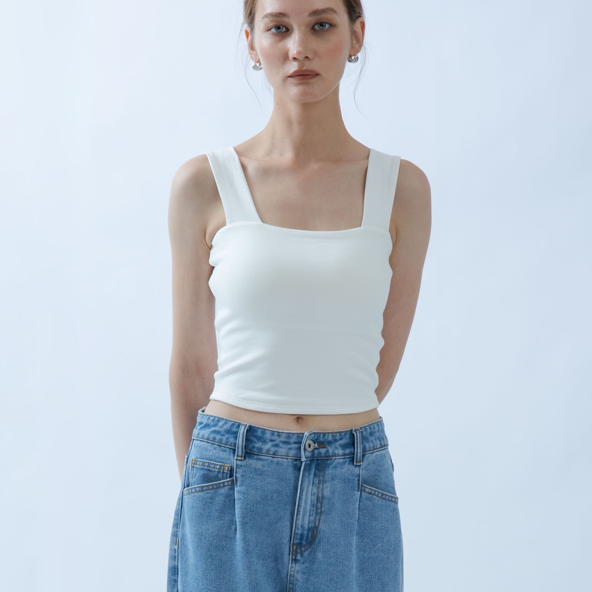 Square Neck Padded Top
